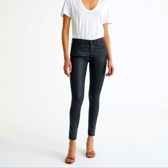 AG | Skinny Leatherette Legging - Picture 1 of 8